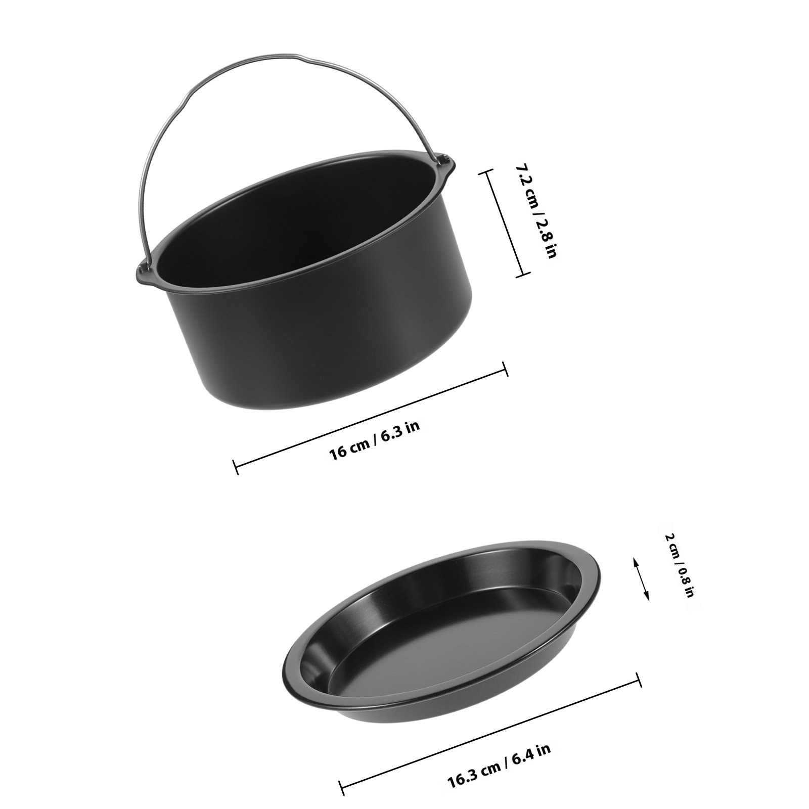1Set Air Fryer Cake Pan Non St - Air Fryer ulasan dan harga