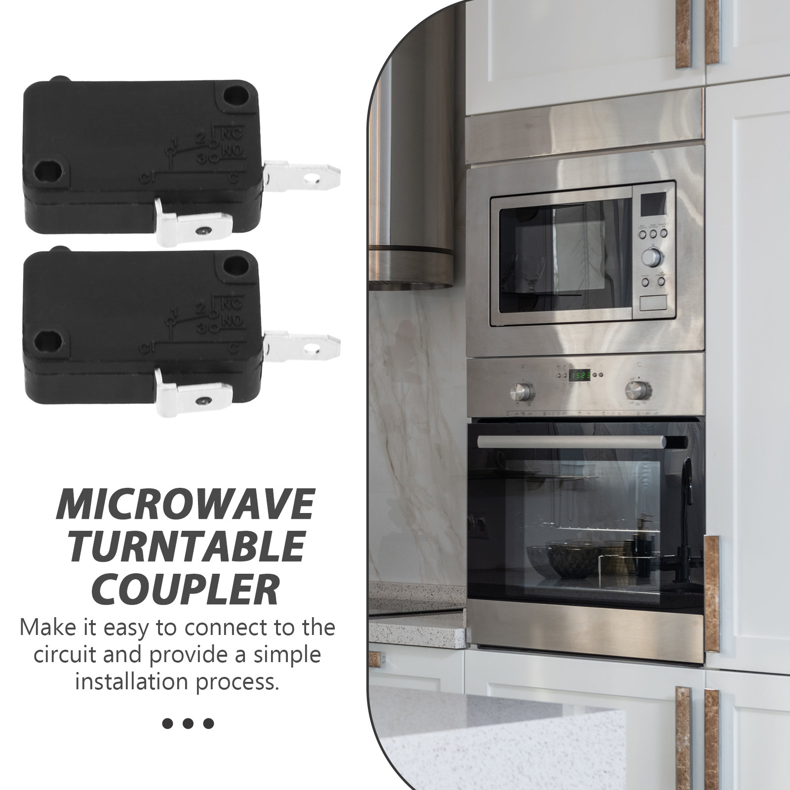 2Pcs Micro Switch Normally Ope - Microwave Oven ulasan dan harga