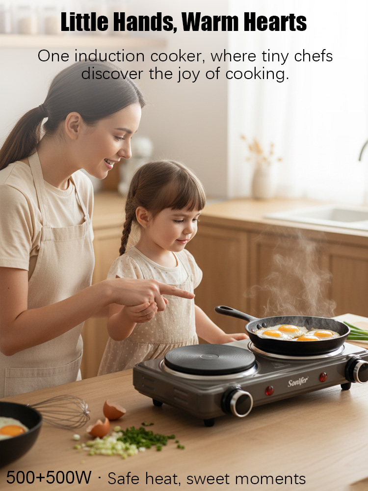 Double Burner Electric Stove S - Induction Cooktop Portable ulasan dan harga