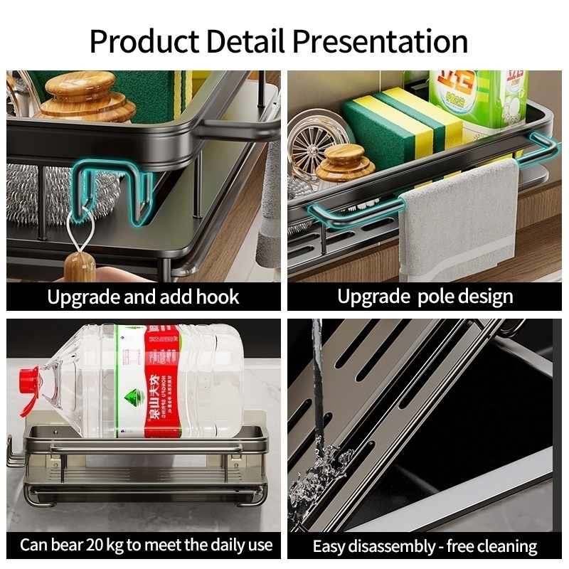 Multi-functional Kitchen Shelf - Kitchen Appliances Cabinet ulasan dan harga