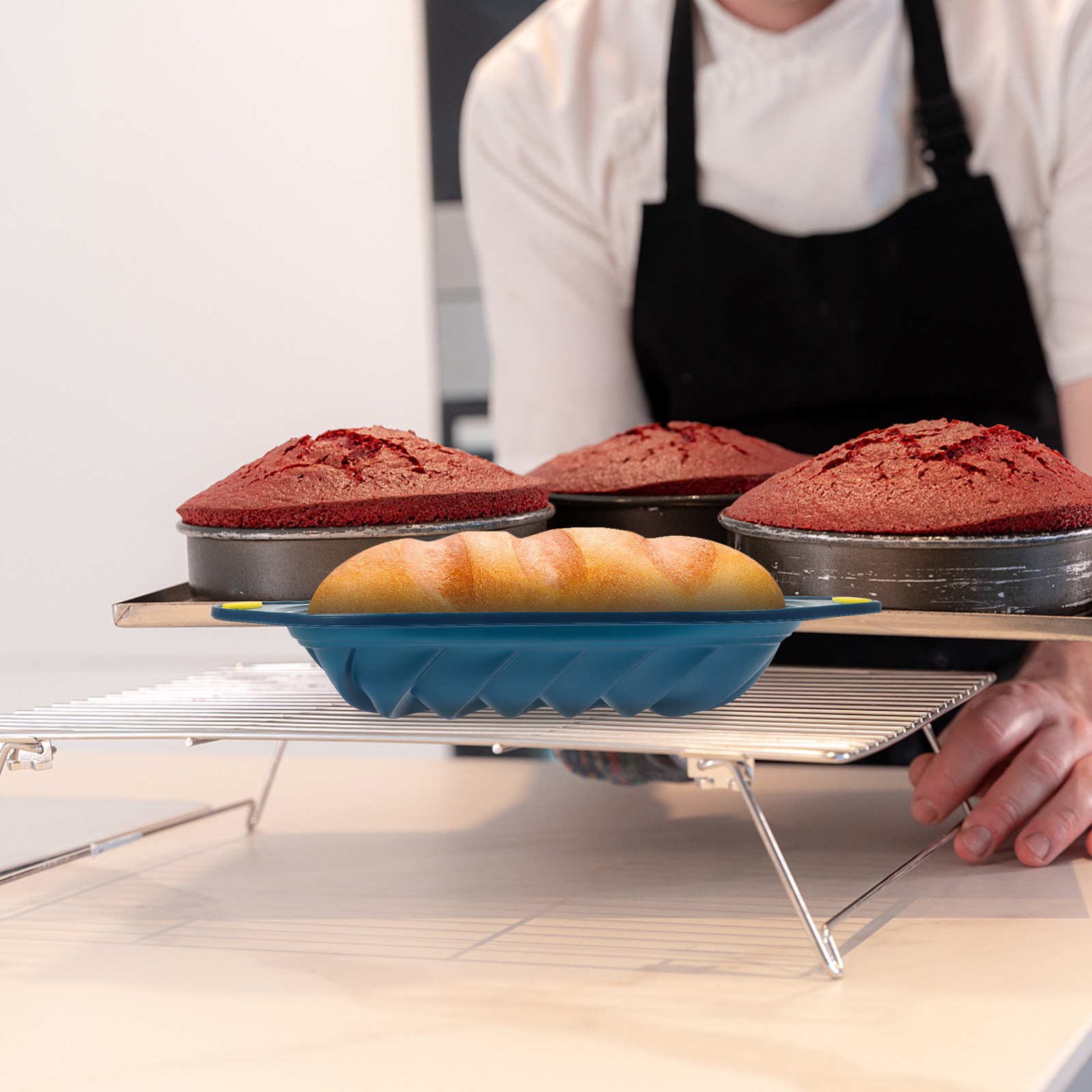 Silicone Toast Bread Baking Mo - Microwave Oven ulasan dan harga
