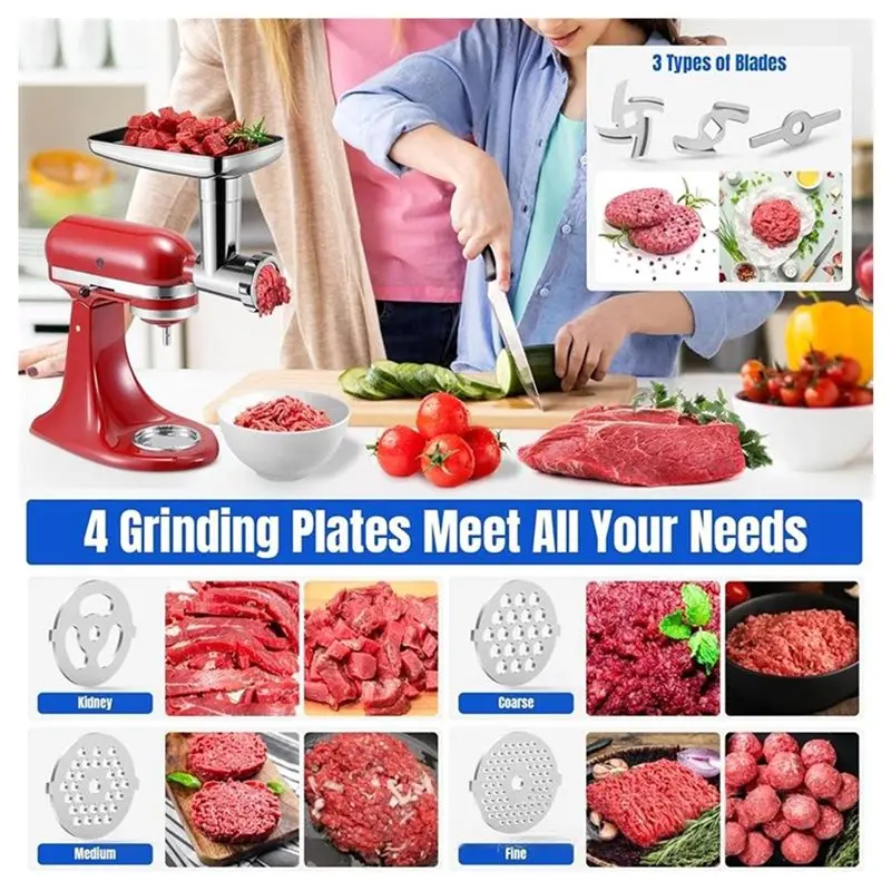 Stainless Steel Grinder Attach - Stand Mixer ulasan dan harga