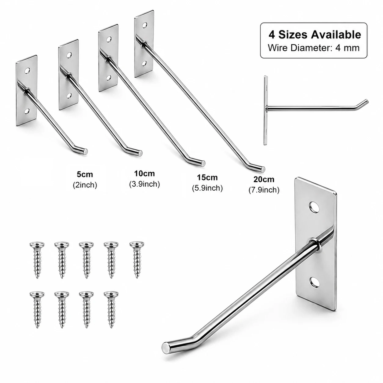 5-25Pcs Wall Mounted Hook With - Kitchen Appliances Cabinet ulasan dan harga