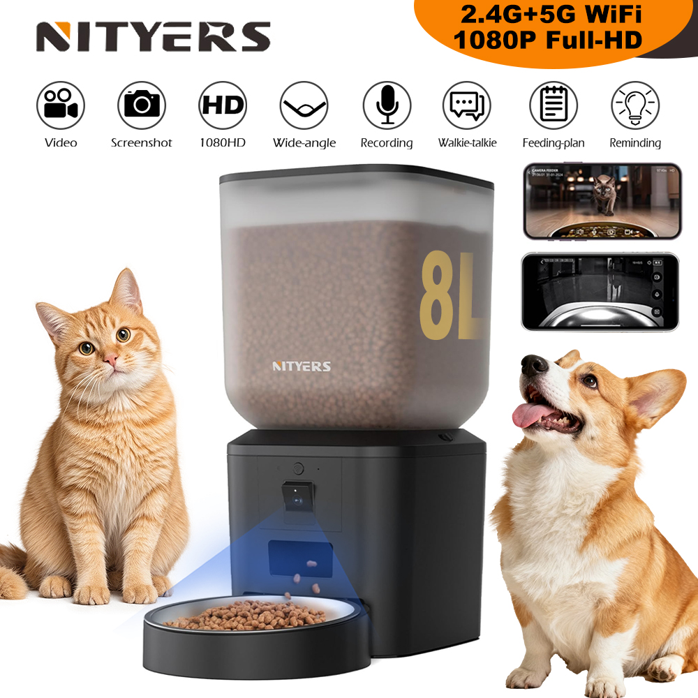 Nityers 8L Automatic Cat Feede - Kitchen Appliances Video ulasan dan harga